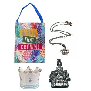 Crown Bundle, Necklace, Pendent, Piggy Bank and Wall Sign